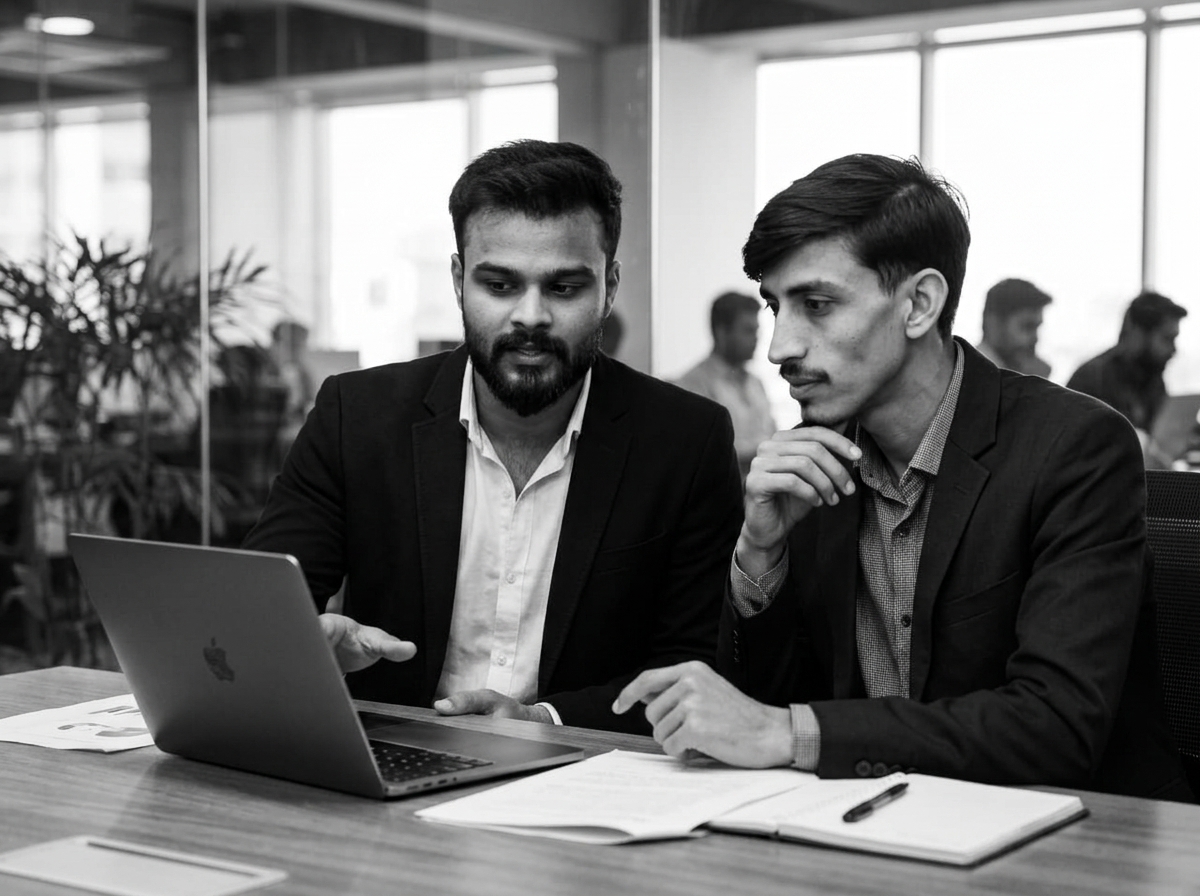 karachi seo team discussing